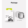 Ringke รุ่น Slim - เคส Apple Watch 10 (46mm) - สี Clear (1P) + สี Dark Gray (1P) (แพ็ค 2 ชิ้น)