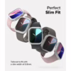 Ringke รุ่น Slim - เคส Apple Watch 10 (46mm) - สี Clear (1P) + สี Light Gray (1P) (แพ็ค 2 ชิ้น)