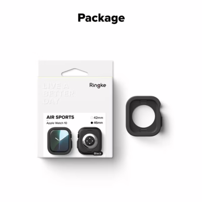 Ringke รุ่น Air Sports - เคส Apple Watch 10 (46mm) - สี Black