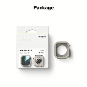 Ringke รุ่น Air Sports - เคส Apple Watch 10 (46mm) - สี Warm Gray