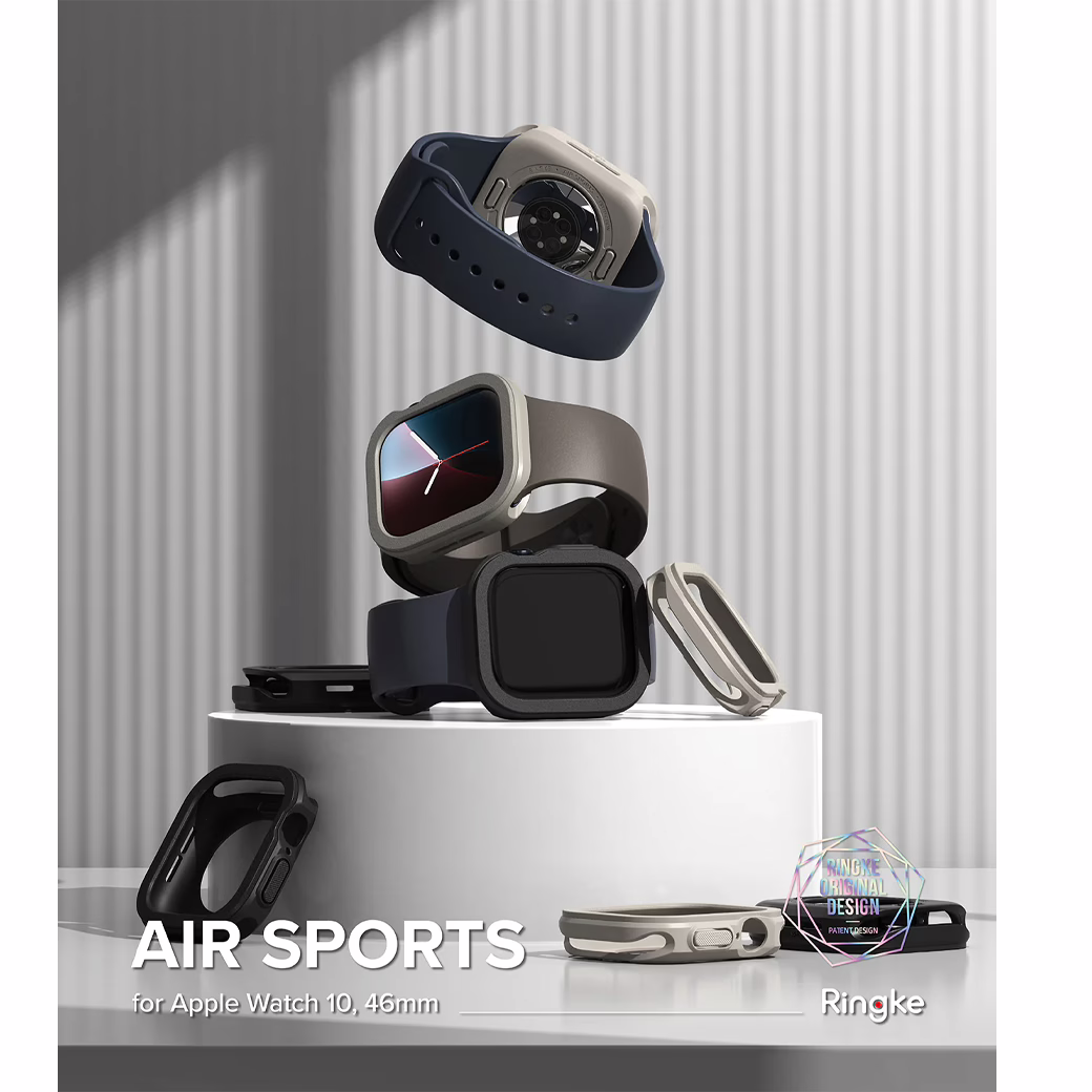 Ringke รุ่น Air Sports - เคส Apple Watch 10 (42mm) - สี Warm Gray
