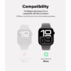 Ringke รุ่น Dual Easy - ฟิล์มกันรอย Apple Watch 10 (46mm) - แพ็ค 3 ชิ้น