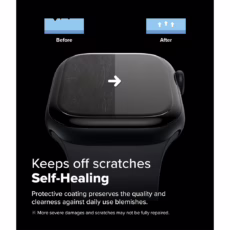 Ringke รุ่น Dual Easy - ฟิล์มกันรอย Apple Watch 10 (46mm) - แพ็ค 3 ชิ้น