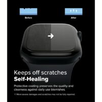 Ringke รุ่น Dual Easy - ฟิล์มกันรอย Apple Watch 10 (46mm) - แพ็ค 3 ชิ้น