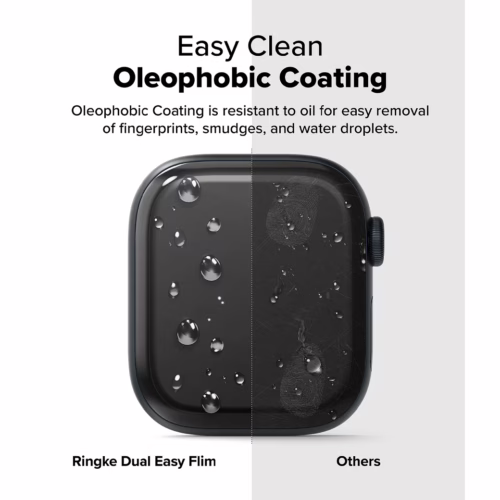 Ringke รุ่น Dual Easy - ฟิล์มกันรอย Apple Watch 10 (46mm) - แพ็ค 3 ชิ้น