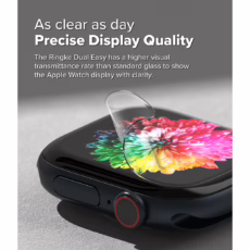 Ringke รุ่น Dual Easy - ฟิล์มกันรอย Apple Watch 10 (46mm) - แพ็ค 3 ชิ้น