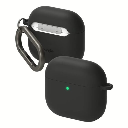 Ringke รุ่น Silicone Case - เคส AirPods 4 - สี  Black