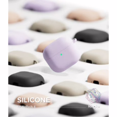 Ringke รุ่น Silicone Case - เคส AirPods 4 - สี Black