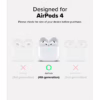 Ringke รุ่น Silicone Case - เคส AirPods 4 - สี Black