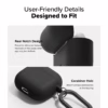 Ringke รุ่น Silicone Case - เคส AirPods 4 - สี Black