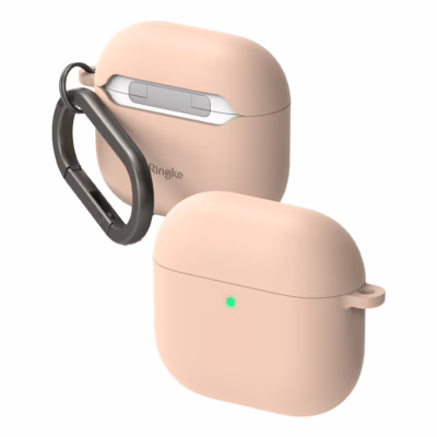 Ringke รุ่น Silicone Case - เคส AirPods 4 - สี  Pink Sand