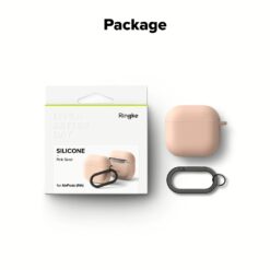 Ringke รุ่น Silicone Case - เคส AirPods 4 - สี Pink Sand
