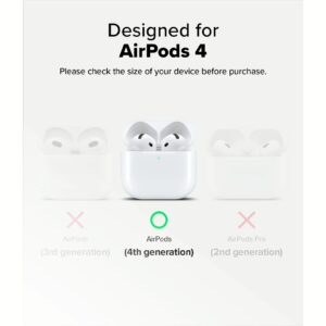 Ringke รุ่น Silicone Case - เคส AirPods 4 - สี Pink Sand