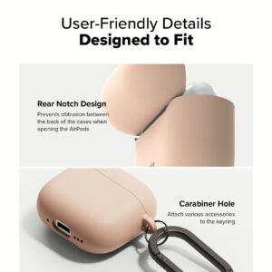 Ringke รุ่น Silicone Case - เคส AirPods 4 - สี Pink Sand