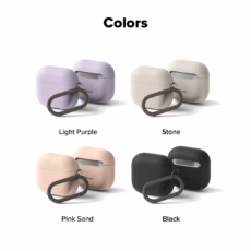 Ringke รุ่น Silicone Case - เคส AirPods 4 - สี Stone