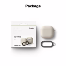 Ringke รุ่น Silicone Case - เคส AirPods 4 - สี Stone