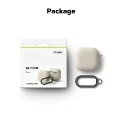 Ringke รุ่น Silicone Case - เคส AirPods 4 - สี Stone