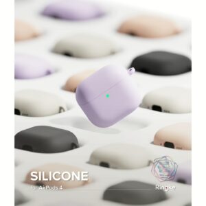 Ringke รุ่น Silicone Case - เคส AirPods 4 - สี Stone