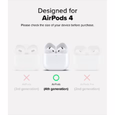 Ringke รุ่น Silicone Case - เคส AirPods 4 - สี Stone