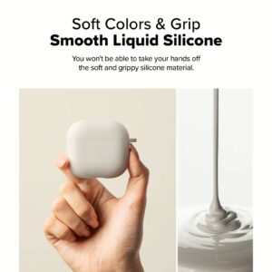 Ringke รุ่น Silicone Case - เคส AirPods 4 - สี Stone