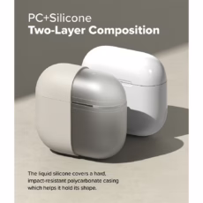 Ringke รุ่น Silicone Case - เคส AirPods 4 - สี Stone