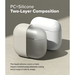 Ringke รุ่น Silicone Case - เคส AirPods 4 - สี Stone