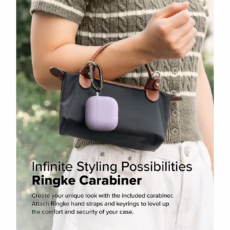 Ringke รุ่น Silicone Case - เคส AirPods 4 - สี Light Purple