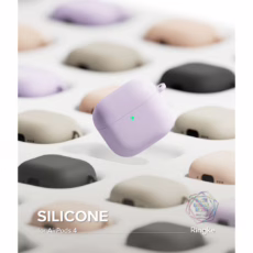 Ringke รุ่น Silicone Case - เคส AirPods 4 - สี Light Purple