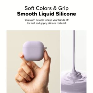 Ringke รุ่น Silicone Case - เคส AirPods 4 - สี Light Purple