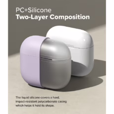 Ringke รุ่น Silicone Case - เคส AirPods 4 - สี Light Purple