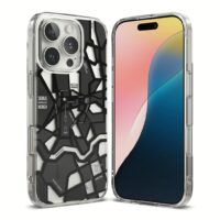 Ringke รุ่น Fusion Design - เคส iPhone 16 Pro Max - ลาย Seoul Map Black