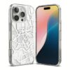 Ringke รุ่น Fusion Design - เคส iPhone 16 Pro - ลาย Seoul Map White