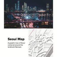 Ringke รุ่น Fusion Design - เคส iPhone 16 Pro - ลาย Seoul Map White