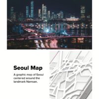 Ringke รุ่น Fusion Design - เคส iPhone 16 Plus - ลาย Seoul Map White