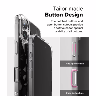 Ringke รุ่น Fusion Design - เคส iPhone 16 Plus - ลาย Seoul Map Black