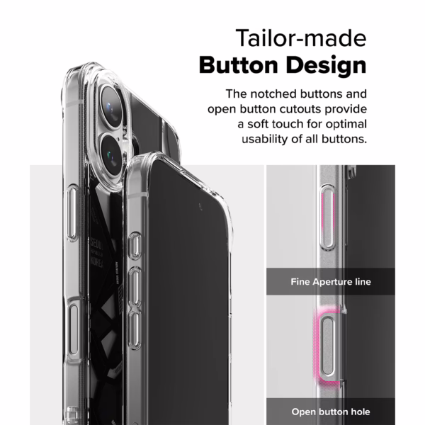 Ringke รุ่น Fusion Design - เคส iPhone 16 Plus - ลาย Seoul Map Black