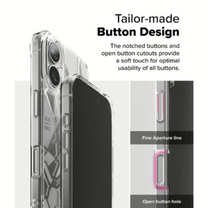 Ringke รุ่น Fusion Design - เคส iPhone 16 - ลาย Seoul Map White