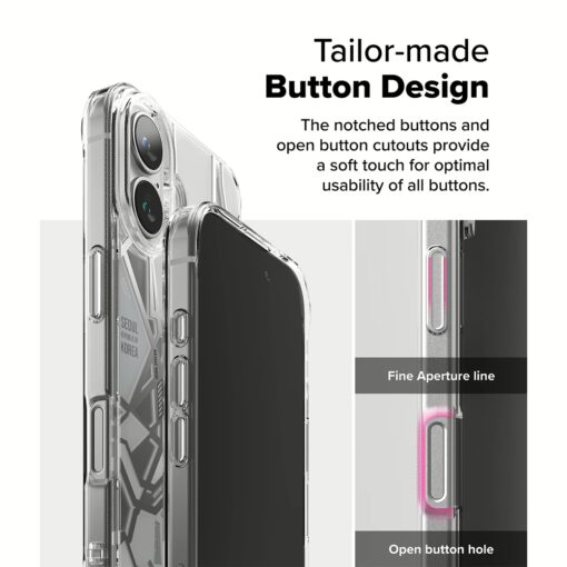 Ringke รุ่น Fusion Design - เคส iPhone 16 - ลาย Seoul Map White - Image 11