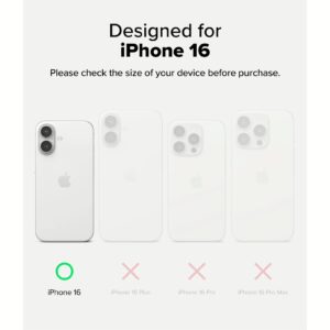 Ringke รุ่น Fusion Design - เคส iPhone 16 - ลาย Seoul Map White