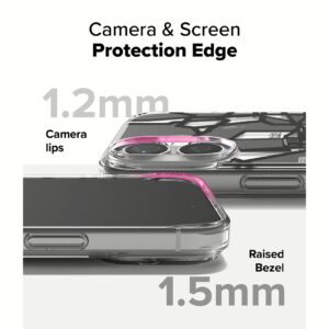 Ringke รุ่น Fusion Design - เคส iPhone 16 - ลาย Seoul Map Black