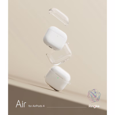 Ringke รุ่น Air Case - เคส AirPods 4 - สี Clear
