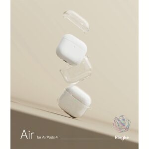 Ringke รุ่น Air Case - เคส AirPods 4 - สี Glitter Clear
