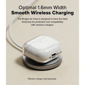 Ringke รุ่น Air Case - เคส AirPods 4 - สี Glitter Clear