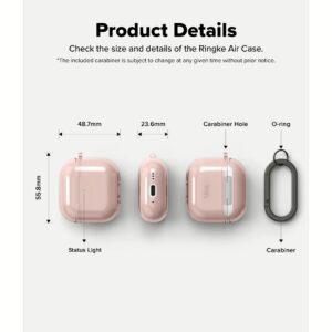 Ringke รุ่น Air Case - เคส AirPods 4 - สี Pink