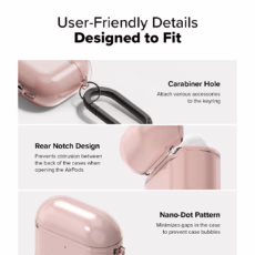 Ringke รุ่น Air Case - เคส AirPods 4 - สี Pink - Image 8