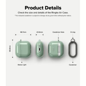 Ringke รุ่น Air Case - เคส AirPods 4 - สี Green