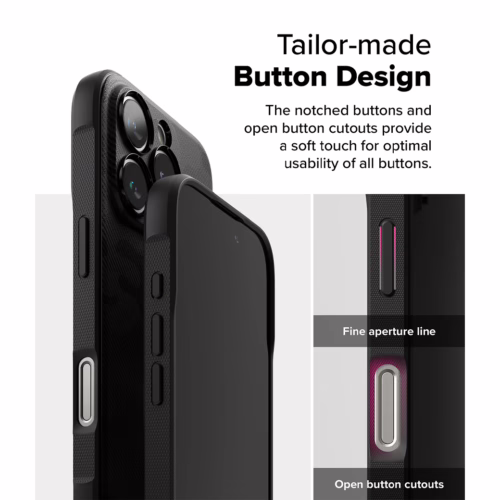Ringke รุ่น Onyx Magnetic - เคส iPhone 16 Pro - ลาย Camo Black