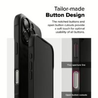 Ringke รุ่น Onyx Magnetic - เคส iPhone 16 Pro - ลาย Camo Black