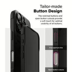 Ringke รุ่น Onyx Magnetic - เคส iPhone 16 Pro - ลาย Camo Black