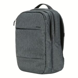 Incase รุ่น City Backpack - กระเป๋าเป้สะพายหลัง - สี Heather Black/Gunmetal Gray